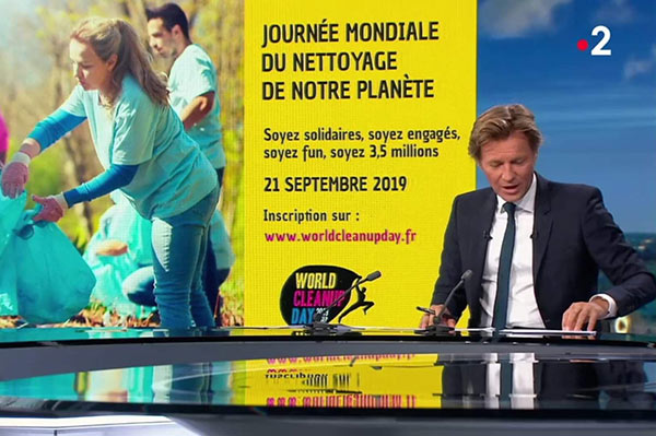 Les médias et le World Cleanup Day