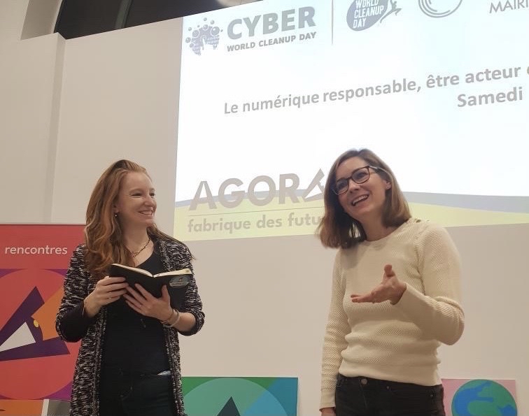 Laure et Jennifer, conférence sur le numérique responsable