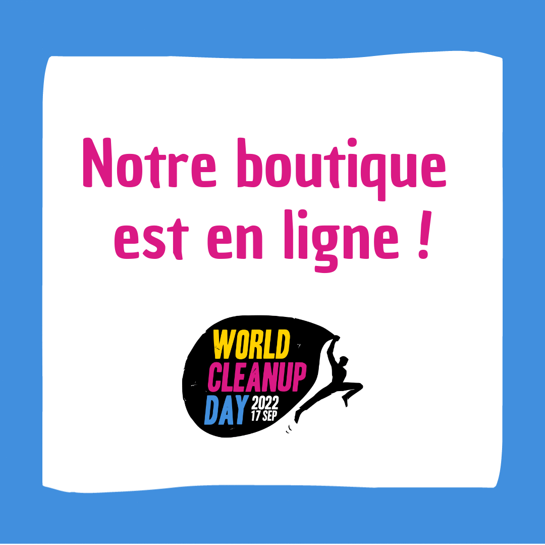 World Cleanup Day - France signe sa boutique officielle  avec Vestiaire Officiel !