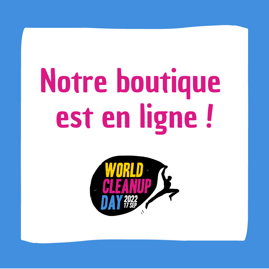 World Cleanup Day - France signe sa boutique officielle avec Vestiaire Officiel ! World Cleanup Day - France signe sa boutique officielle avec Vestiaire Officiel !