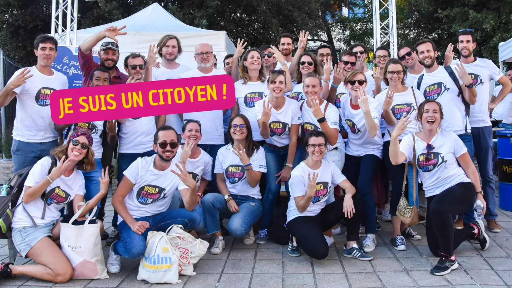 header citoyen Participer au World Cleanup Day citoyen