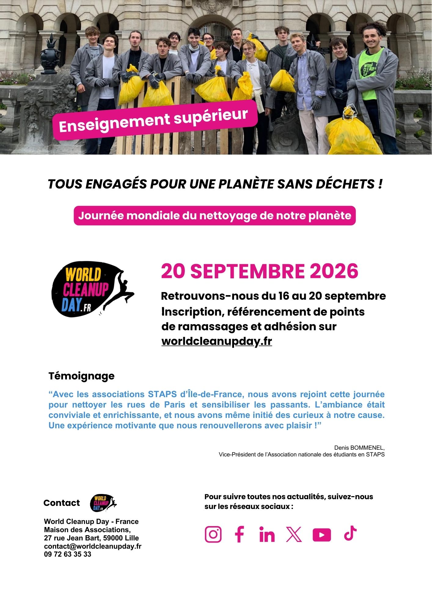 Plaquette Enseignement Supérieur 2026